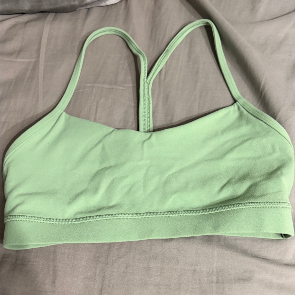 Lululemon Athletica Light Green Sports Bra